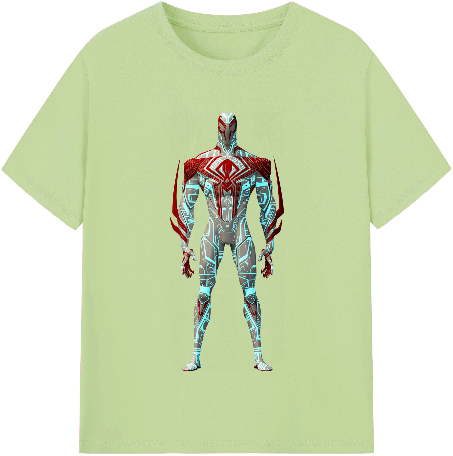 （画像用） Spider Man スパイダーマン 綿100％半袖Tシャツ（フロントプリント）